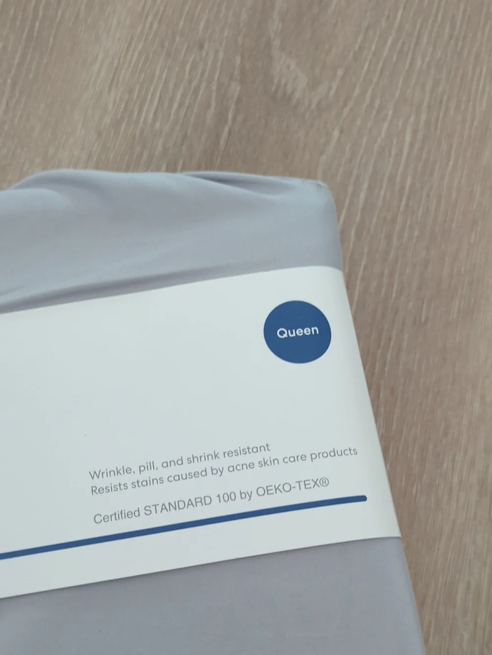 Queen Soft Bed Sheets Gray New